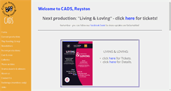 Desktop Screenshot of cadsroyston.org.uk